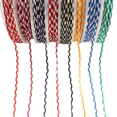 China Best Quality Soft Polyester Apparel Braided Rope Macrame Rope Customized Size for sale