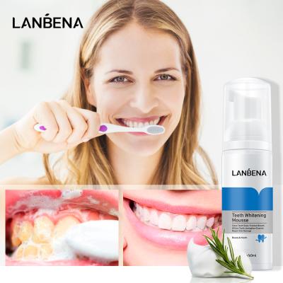 China LANBENA Convenient Convenient Teeth Whitening Foam Tooth Whitening Teeth Oral Hygiene Toothpaste Cleaning Remove Stains Dental Tool for sale