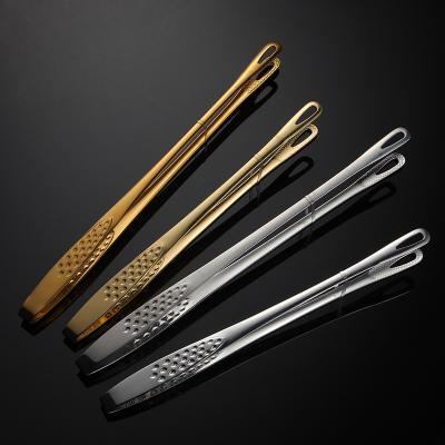 China New Design Stainless Steel BBQ Tong Outdoor Portable BBQ BBQ Accessories Easily Clean GRILL Food Tongs for sale