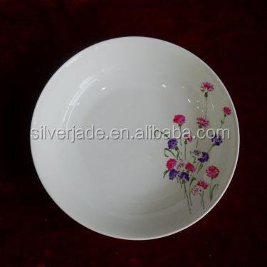 China Round Shape Viable Ceramic Pasta Dish for sale