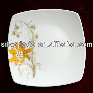 China Sustainable Porcelain Square Dish Set for sale