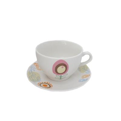 China China Sustainable Supplier Ceramic Tea Cup With Saucers for sale