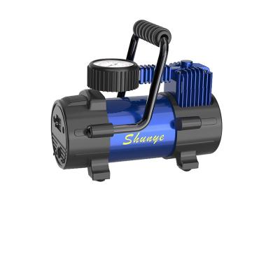 China Portable Metal 12V Automobile Spare Tire Tire Pump Single Cylinder Inflator Pump SY-5087A for sale