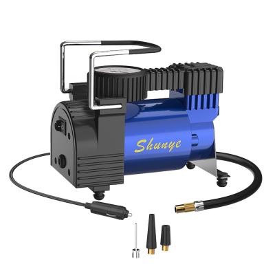 China 12V High Power Metal Portable Inflatable Pump Car Single Cylinder Tire Pump SY-5083 Factory Direct Sales for sale