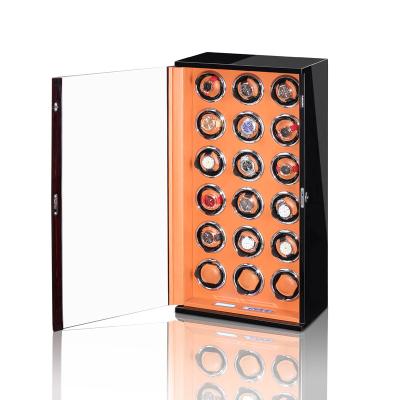 China Watch Winder Shaker Eighteen Display Watch Winder Cabinet Motor Automatic Watch Winder Watch Winder Dual for sale