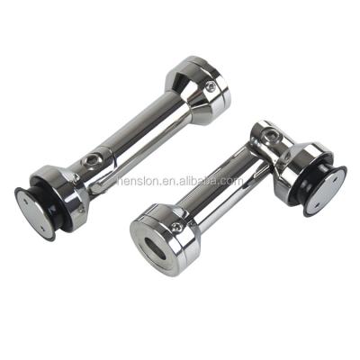 China With Hook Wholesale Glass Stainless Steel Door Fittings For Post Connector H8211-L Flexible Fitting for sale