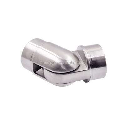 China Modern Cylindrical Adjustable Elbow Metal Connector Removable Bracket For 50.8 Mm Tube 320-50.8 for sale