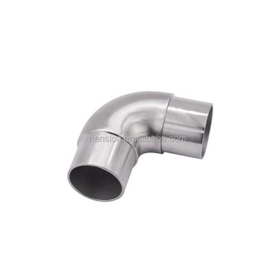 China Modern Glass Railings 90 Degree Fence Connector Stainless Stair Railing Fittings For 31.8 Mm Tube 310-31.8 for sale