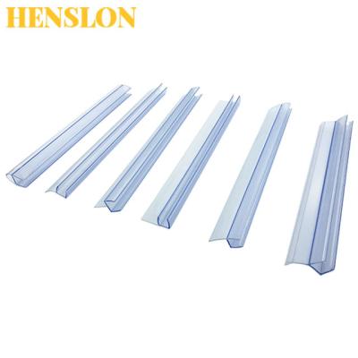 China Modern Waterproof Shower Glass Door PVC Sealing Strip Glass Rubber Seal Strip for sale