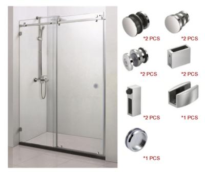 China 2018 Modern Jinli Good Quality Shower Glass Sliding Door Fittings for sale