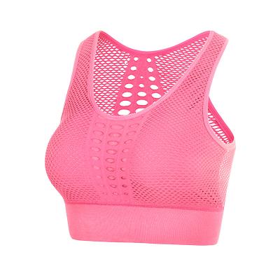 China Factory Supply Women's Gym Fitness Yoga Bra Comfortable Gathering Yoga Bra Shockproof Seamless Tight Breathable Quick Dry for sale