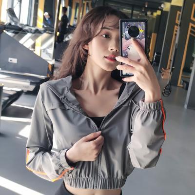 China Wholesale Breathable Women Yoga Jacket Zip Up Casual Active Gym Sports Fitness Wear Gym Yoga Jacket for sale