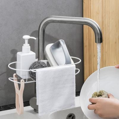 China Viable Kitchen Sponge Holder, Sink Organizer for Kitchen Accessories, Suction Kitchen Sink Rack Trolley for sale