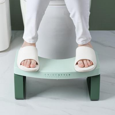 China Bathroom Foldable Plastic Folding Toilet Stool Potty Portable Squat Stool for sale