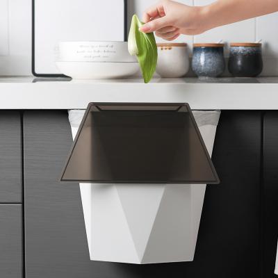 China Sustainable Hot Selling Kitchen Cabinet Doors Hanging Trash Can Garbage Bin , Kitchen Eco - Friendly Trash Can for sale