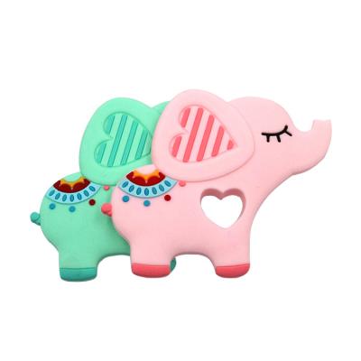 China Eco-Friendly Silicone Soothing Eco-Friendly Soothing Baby Elephant Baby Teether Baby Teether Toy for sale