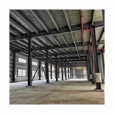 China Easy To Fabricate And Short Construction Period Column View Greenhouse Building House Steel Structure Building With Steel Covering Sheet for sale