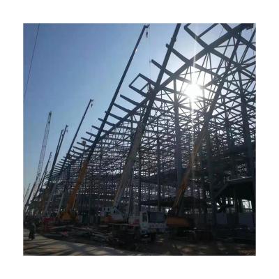 China High Strngth China Metal Frame Warehouse Large-Span Workshop House Warehouse Steel Structure for sale