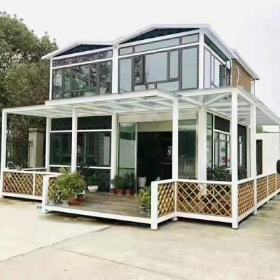 China Moden 20 Luxury 40ft Model Home Home Prefab Modular Expandable Container House for sale