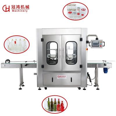 China Flip-type glasflessenwasmachine voor verschillende flessenvormen 1700mm*650mm*1550mm Te koop