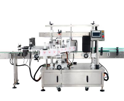 China Food Bottle Labeling Machine with Date Code Printer and Automatic Screw Capping Advantage for sale