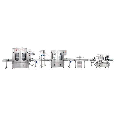 China 2000BPH Chemical Filling Capping Labeling Machine for Antifreeze Solution/Liquid Fertilizer for sale