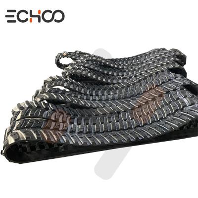 China Rubber Track For Airman HM10G Mini Excavator Chassis Accessories for sale