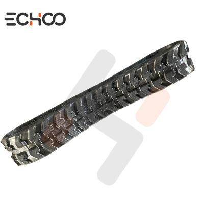 China Excavator Rubber Track For Airman HM07S Compact Excavator Chassis Parts for sale