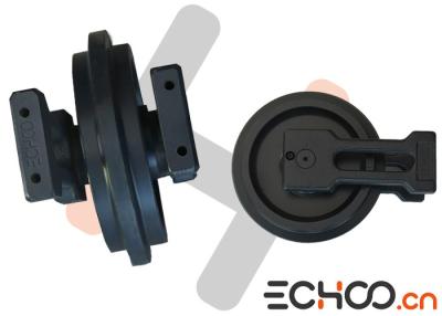 China UX028Z2E Mini Excavator Undercarriage Parts , Excavator Track Idler Black for sale