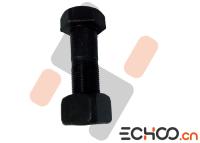 China Parafusos e porcas duros altos da sapata da trilha da categoria com preto de 40Cr 19X1.5X60mm à venda