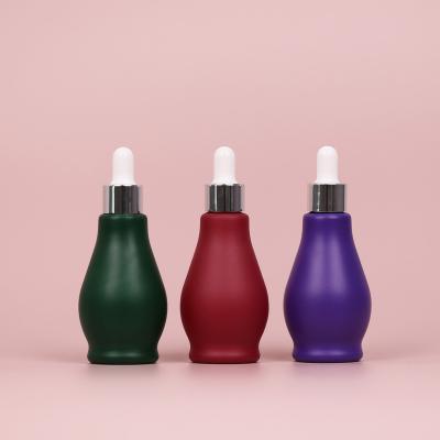 China 30Ml 50Ml Cosmetic Empty Custom Gourd Make Up Essential Oil Cosmetic Perfume , Gourd Dropper Bottles for sale