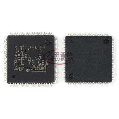 China ARM Cortex-M4 168MHz CANbus DCMI EBI/EMI, Ethernet original STM32F407VGT6 microcontroller LQFP-100 in stock STM32F407VGT6 for sale