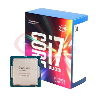 China Desktop core i7 7th gen - lake core i7-7700K Kaby Quad-core 4.2 GHz LGA 1151 LGA1151 91W desktop processor for sale