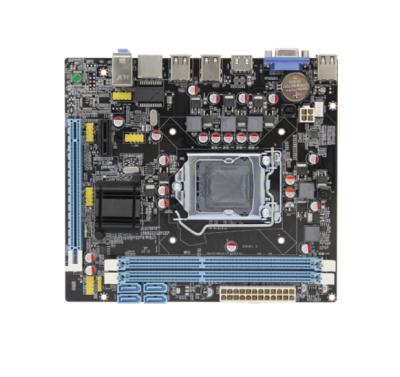 China Original Mainboard H61M-E LGA 1155 DDR3 RAM Plugs CPU In Running H61M-E for sale