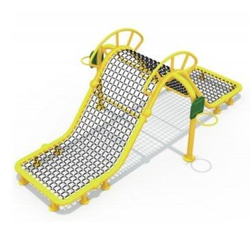 China Bring Happiness Kids Play Toy Children Water Park Slide Playground Climbing Outdoor Rope Net for sale