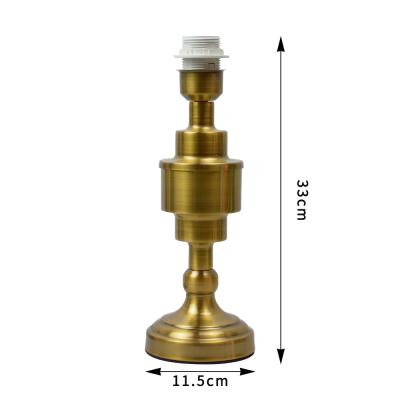 China Modern screw chrome metal lamp parts for table lamp base E26/E27 socketl lighting accessories lamp holder for sale