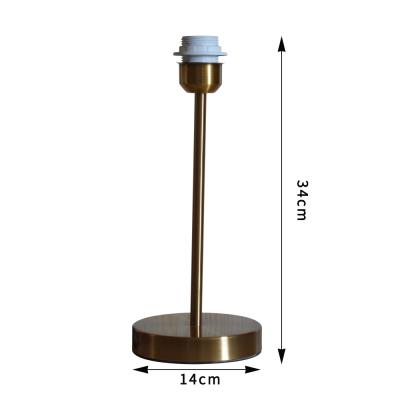 China New Design Screw Metal Legs Table Lamp Hotel Bedroom Decorative Modern Funny E27 Desk Lamp for sale