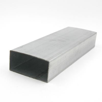 China Structure Pipe Pre Galvanized Rectangular Steel Pipe Rectangular Tube for sale