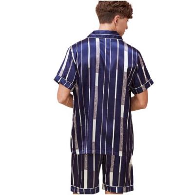 China Custom Made High Quality QUICK DRY Mens Pajamas Personalized Silk Pajamas Sets for sale