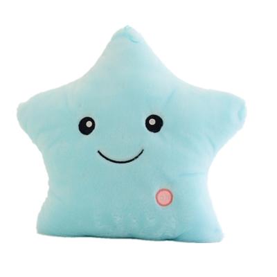 China stuffed & Luminous Plush Toy Ragdoll Wholesale Custom Colorful Cute Starry Pentagon Plush Pillow Toy Factory Direct Sales Valentine's Gift Glow Plush Toy for sale