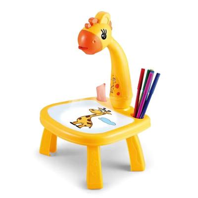 China Educational Toys 2021 Smart Newcomer Early Education Enlightenment Painting Writing Board Children's Graffiti Spray Painting Table for sale