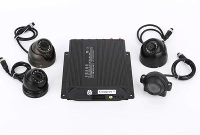 China Auto bewegliches DVR, 4ch 3G HD 720p verdoppeln Recorder Schalter des Sd-Karten-Auto-DVR - 0001A zu verkaufen