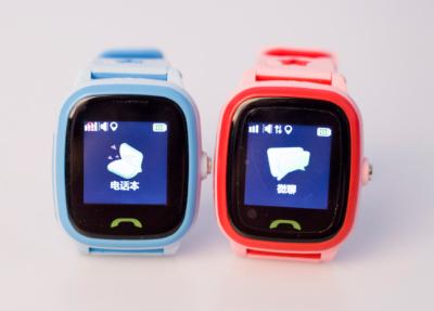 China Wasserdichte Kindintelligente GPS-Uhr mit Anruf 800 Milliamperestunde Kamera-Facebooks PAS zu verkaufen