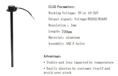 China 0.5-4.5V van de de Stookolietank van outputcuttable CLS2 het Niveausensor voor Logistiekvrachtwagens Te koop