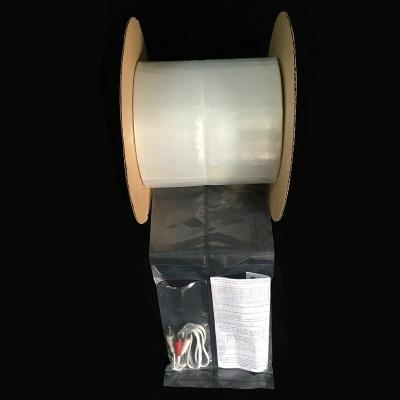 China Transparent Auto Bagger Plastic Bag Roll Perforated Rolling Bag 2 Mil Thickness for sale