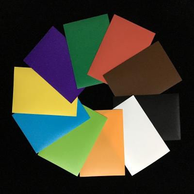 China Frosted Matte Card Sleeves Customized Color Selection Small Size 62mm X 89mm for sale