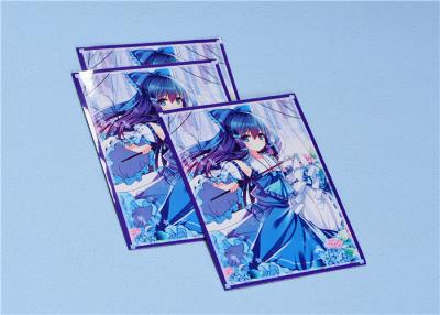 China Custom Size Girls Character Anime Game Card Sleeves For Deck Protector Sleeves for sale