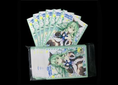 China Standard Side Gusset Anime Opp Soft Card Game Sleeves for sale