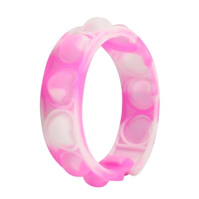 China Educational Toys 2022 Color Pop Silicone Bracelet Soft Pop Music Bubble I'm A Busty Master Rodent Pioneer Bracelet Toys for sale