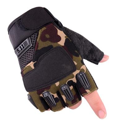 China Breathable Custom Gloves Cycling Mens Camouflage Half Finger Gloves Cycling Half Finger Gloves Suitable For Outdoor Sports for sale